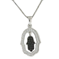 Mother & Child Heart Birthstone Necklace for Women